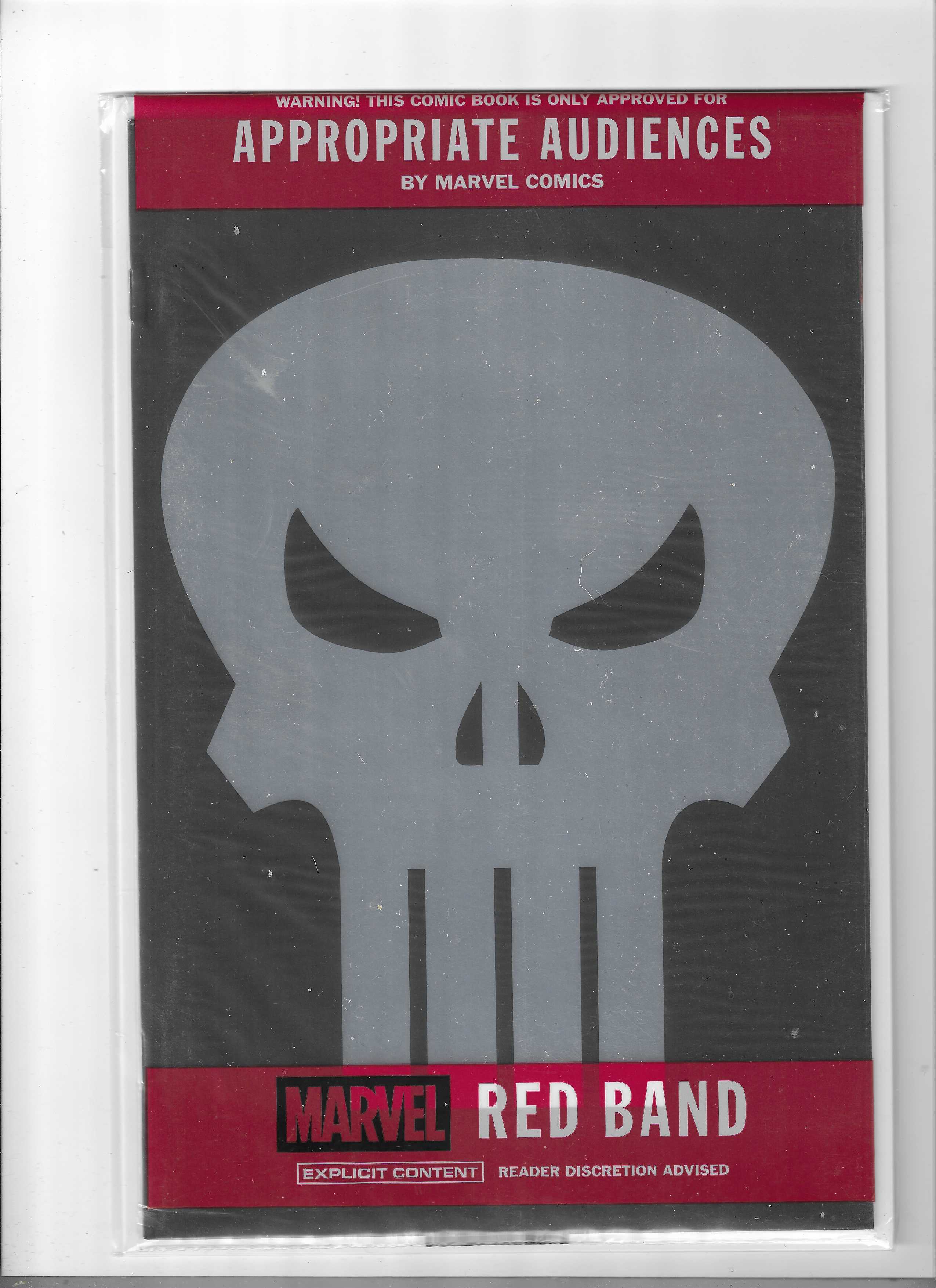 punisher red band foil logo
