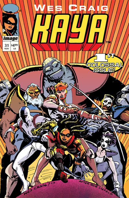 COLOSSAL KAYA (ONE SHOT) CVR B WES CRAIG YOUNGBLOOD TEAM UP VAR