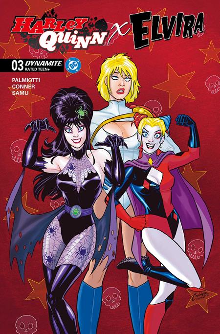 HARLEY QUINN X ELVIRA #3 CVR A AMANDA CONNER RED