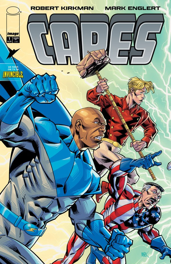 INVINCIBLE UNIVERSE CAPES #1 CVR B MARK ENGLERT