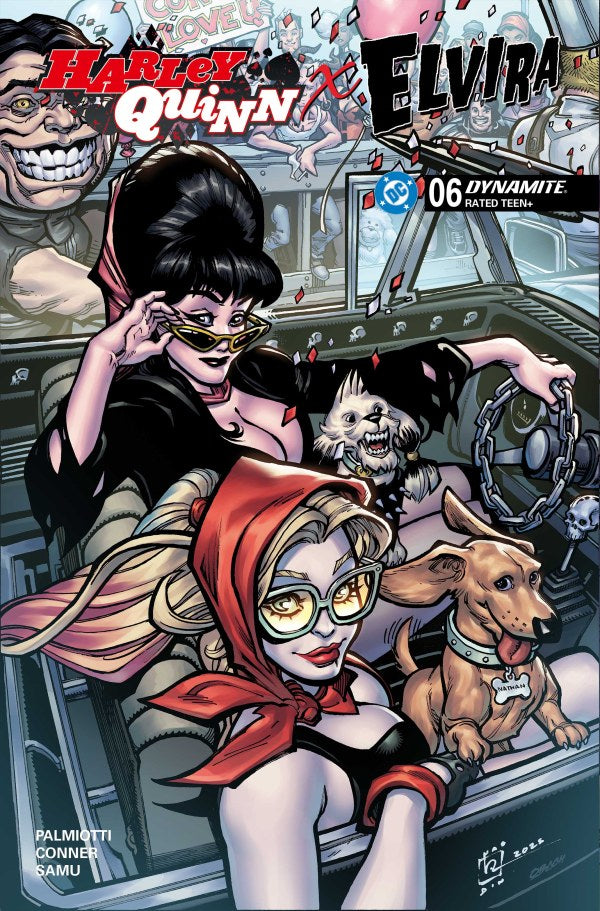 Harley Quinn x Elvira #6 Cover B Chad Hardin Variant