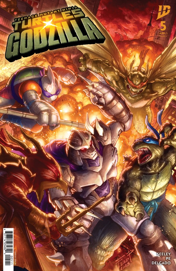 Teenage Mutant Ninja Turtles x Godzilla #5