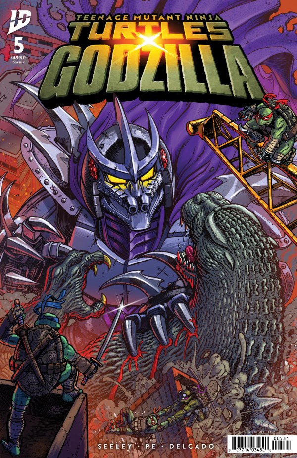 Teenage Mutant Ninja Turtles x Godzilla #5 Cover C Matt Frank Variant