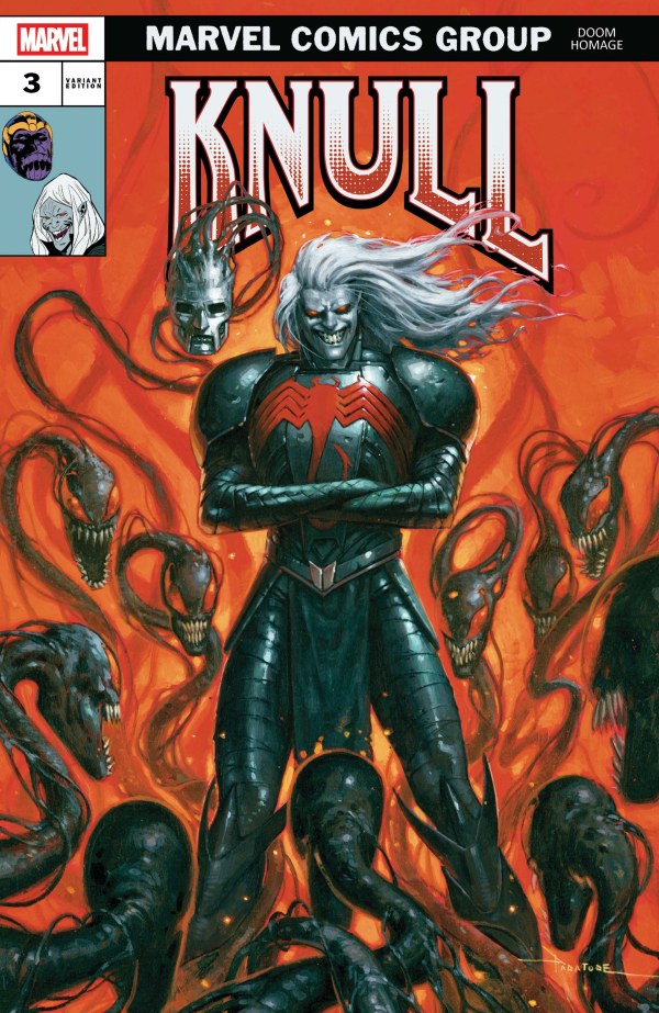 Knull #3 Davide Paratore Doom Homage Variant