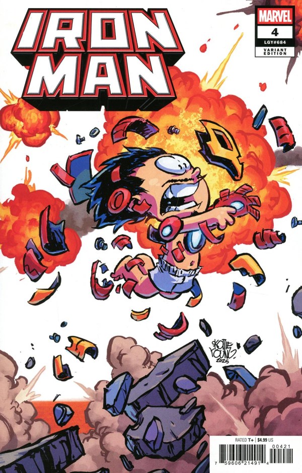Iron Man #4 Skottie Young Connecting Variant