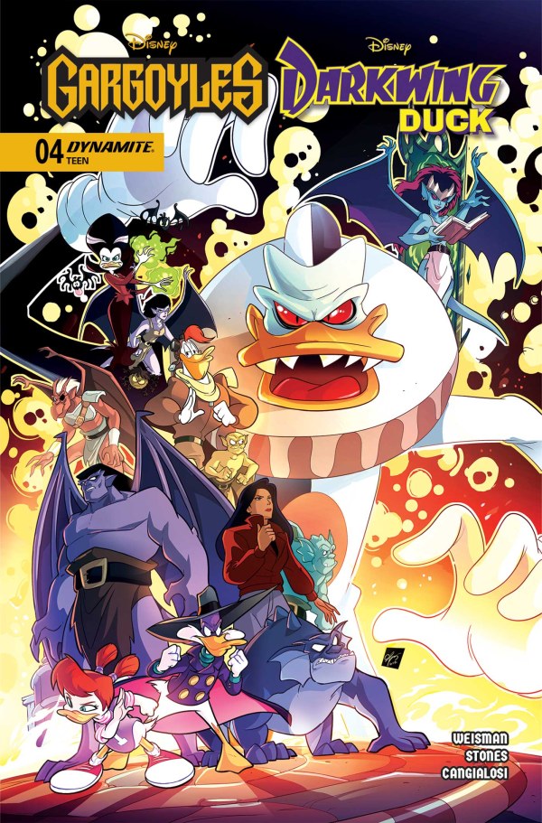 Gargoyles / Darkwing Duck #4 Cover D Ciro Cangialosi Variant